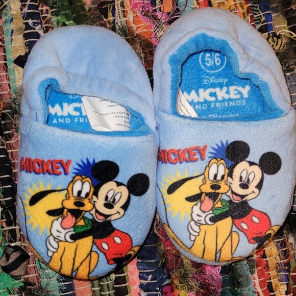 Disney Other - NWOT Disney Mickey Mouse and Friends Toddler House Shoes Slippers- Size 5/6